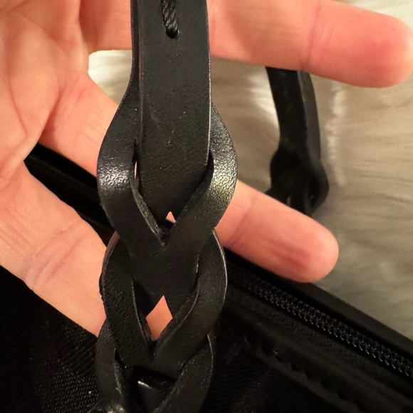 Brighton Black Swirly Embossed Tote Bag - Picture 3 of 8